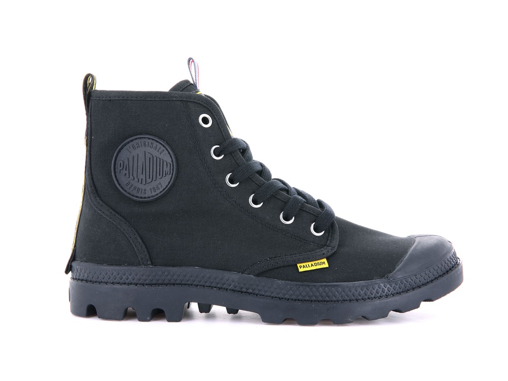 Botas Palladium PAMPA HI DARE 75TH Hombre Negras | Costa Rica-53468